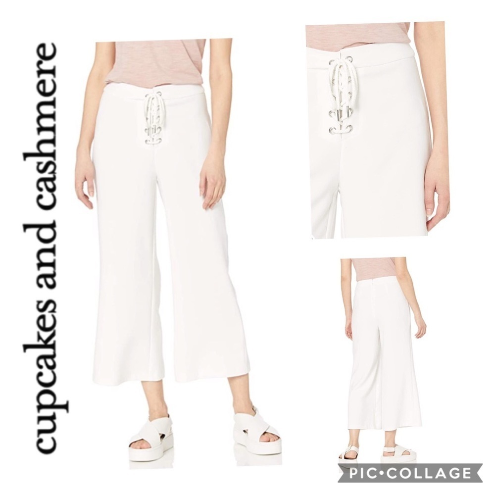 Cupcakes and Cashmere Esperante Tassel White Pants